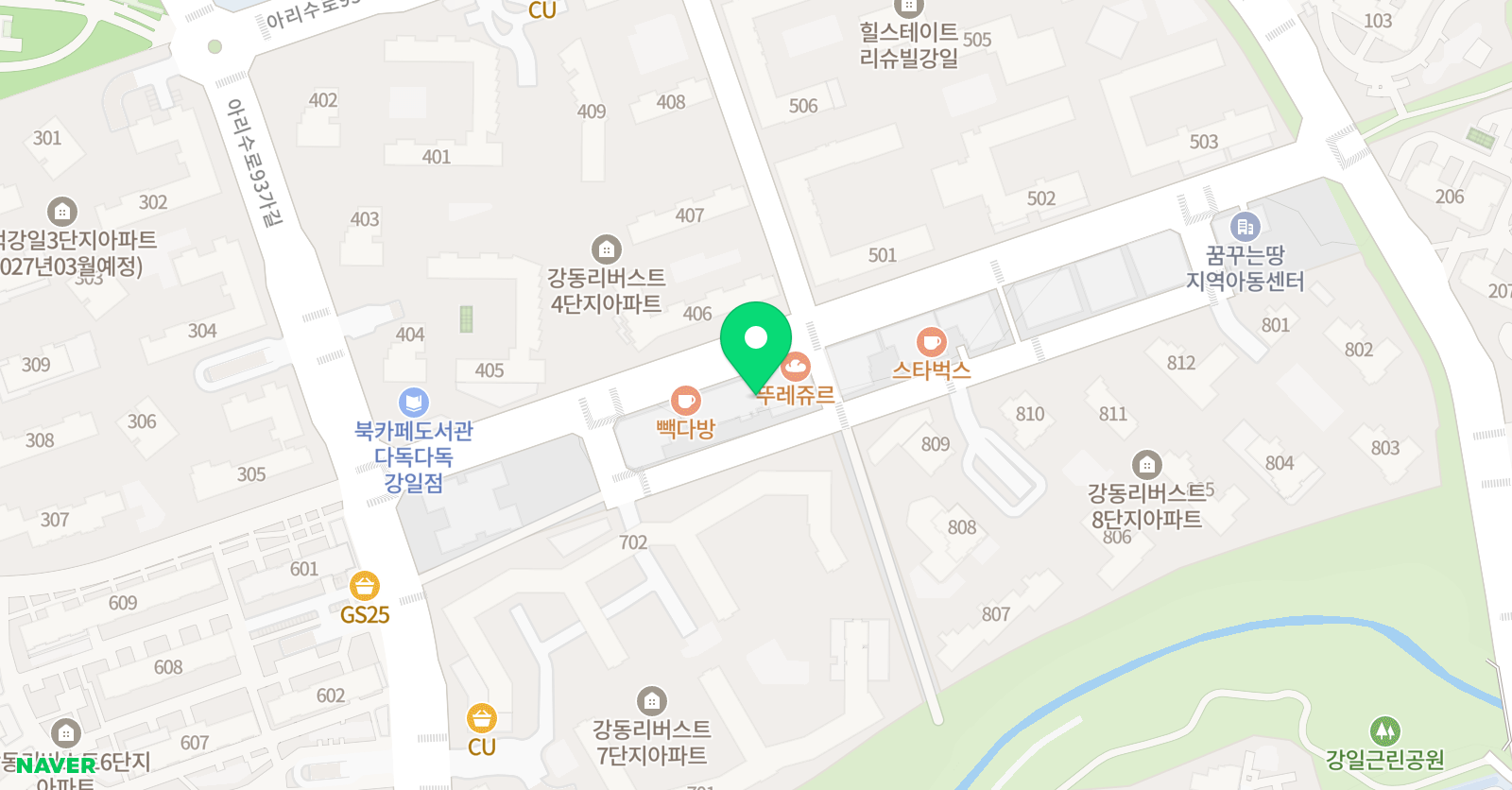 뮤엠 영어 강빛초점 위치