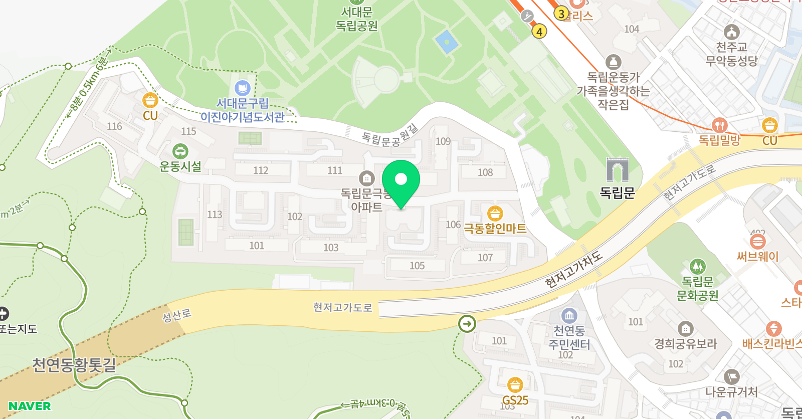 영렘브란트 미술학원 독립문센터 위치