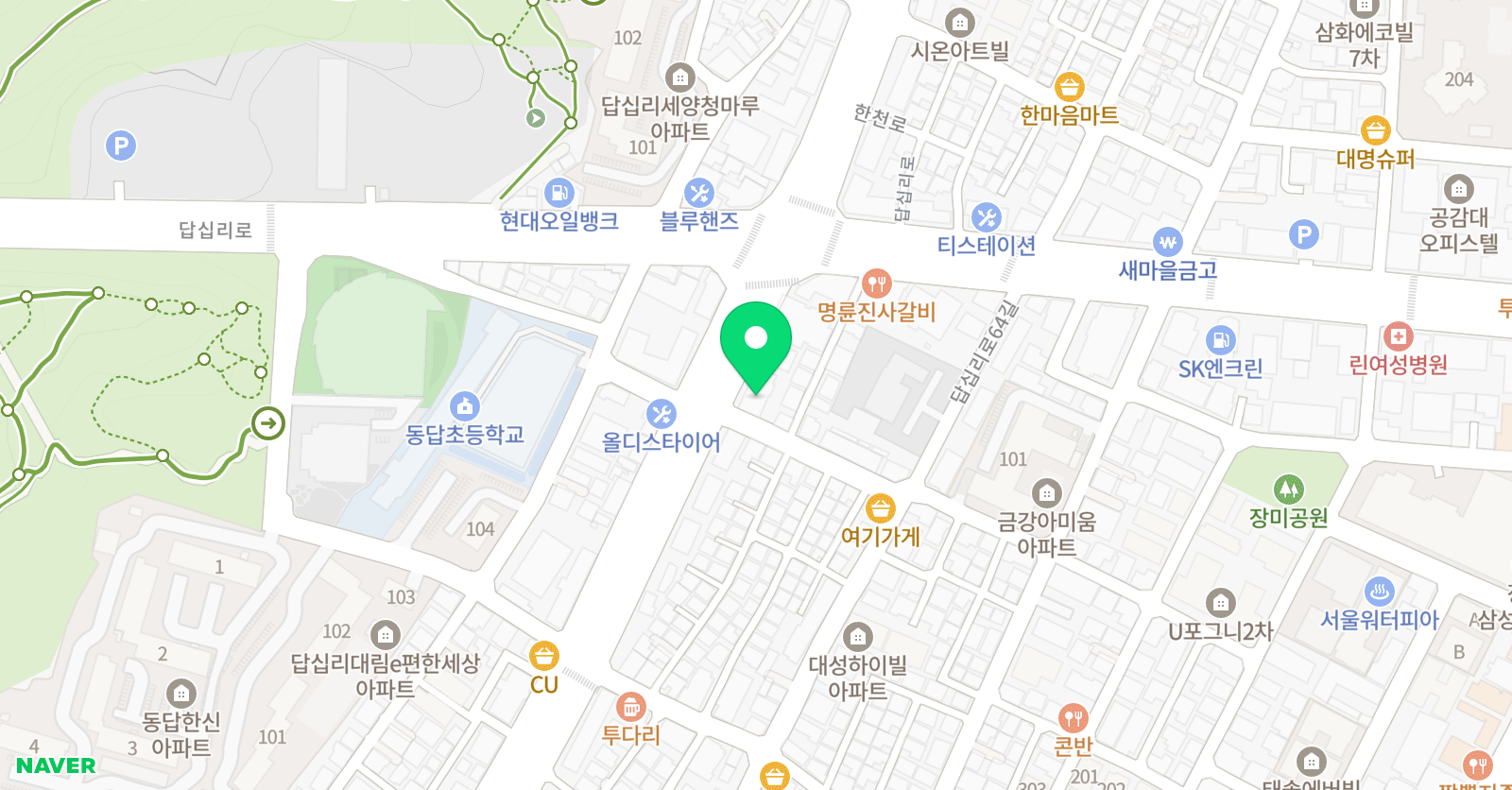 청담+수학학원 위치