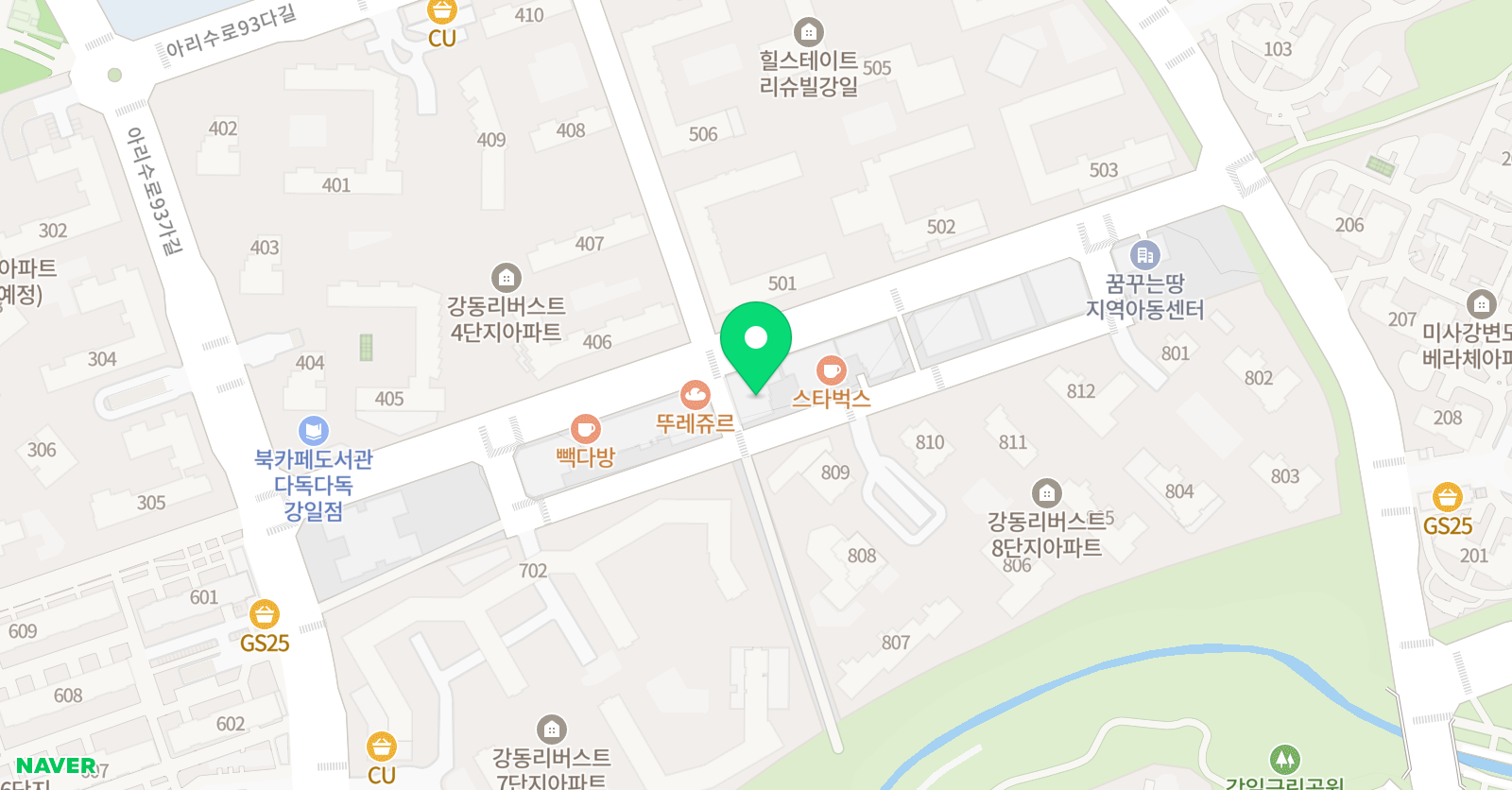 비욘드잉글리쉬 강일캠퍼스 위치