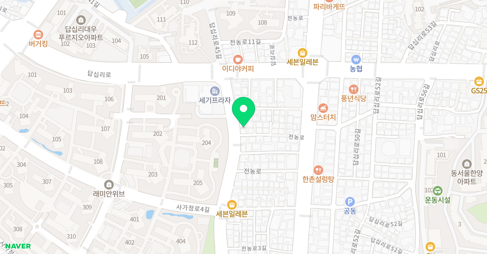 한우리 독서토론논술 답십리래미안 논술교습소 위치