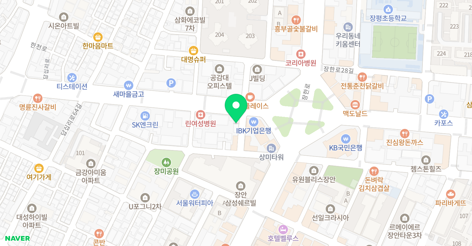 라이즈 수학학원 위치