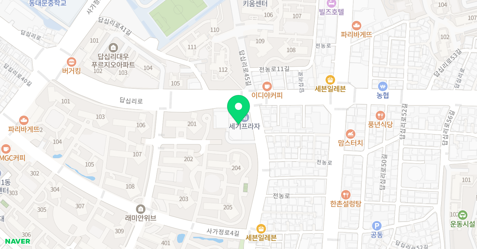 수학의힘 동대문캠퍼스 위치