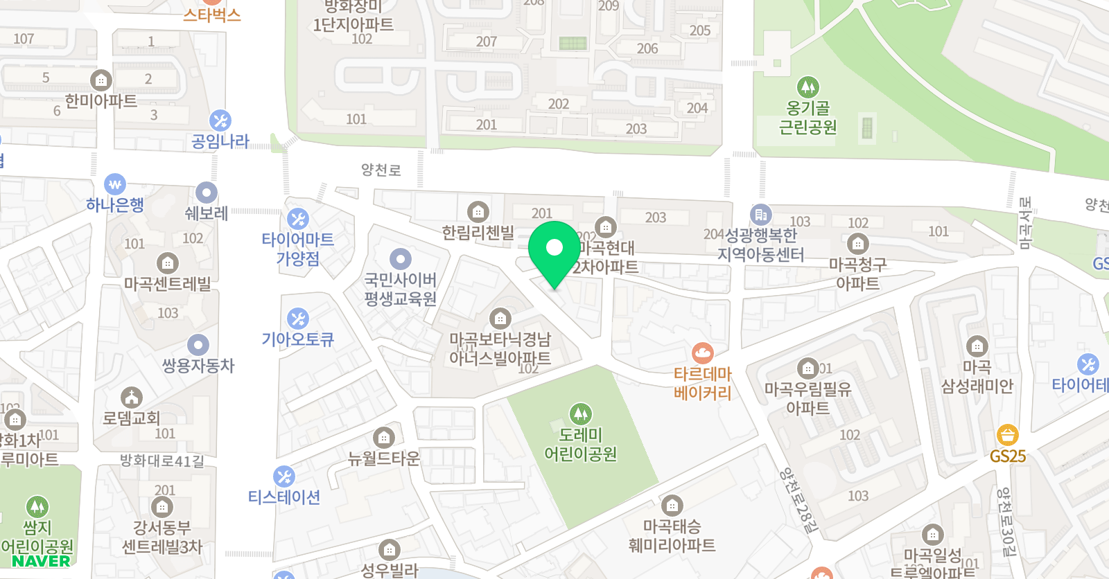 위즈덤 학원 위치