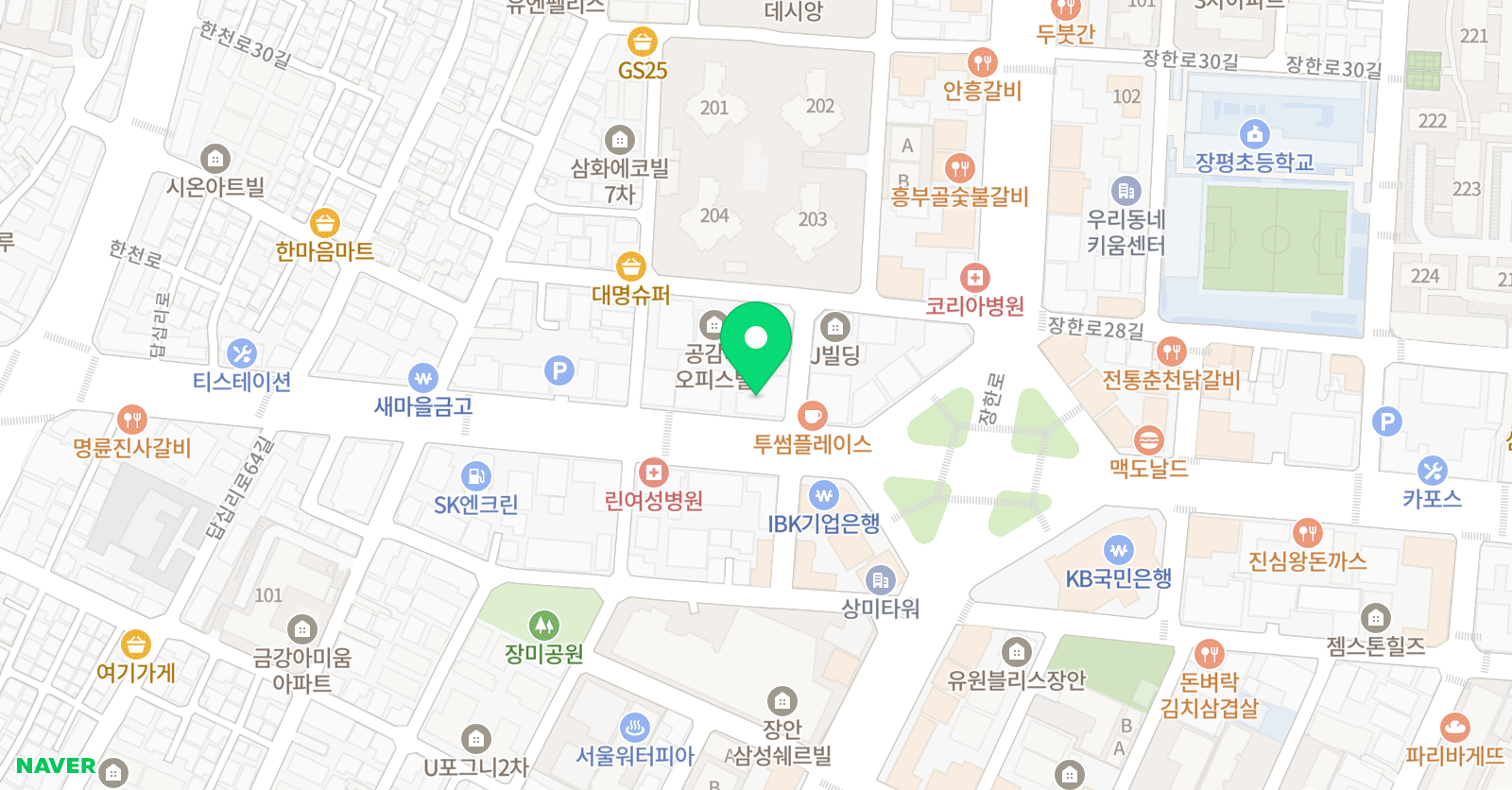 GLEC 어학원 동대문캠퍼스 위치