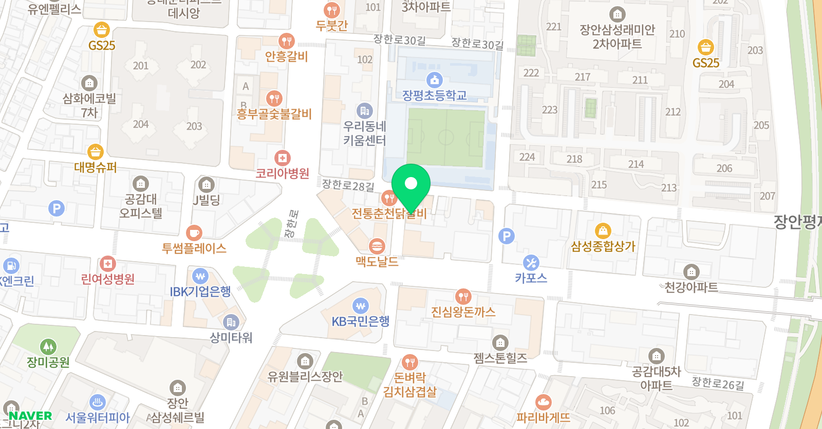 무한 수학막강과학학원 위치