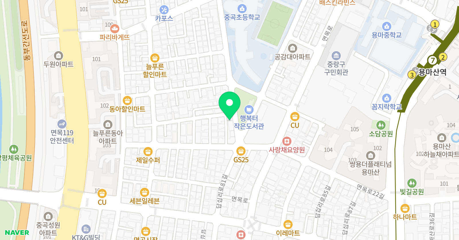 핵심 학원 위치
