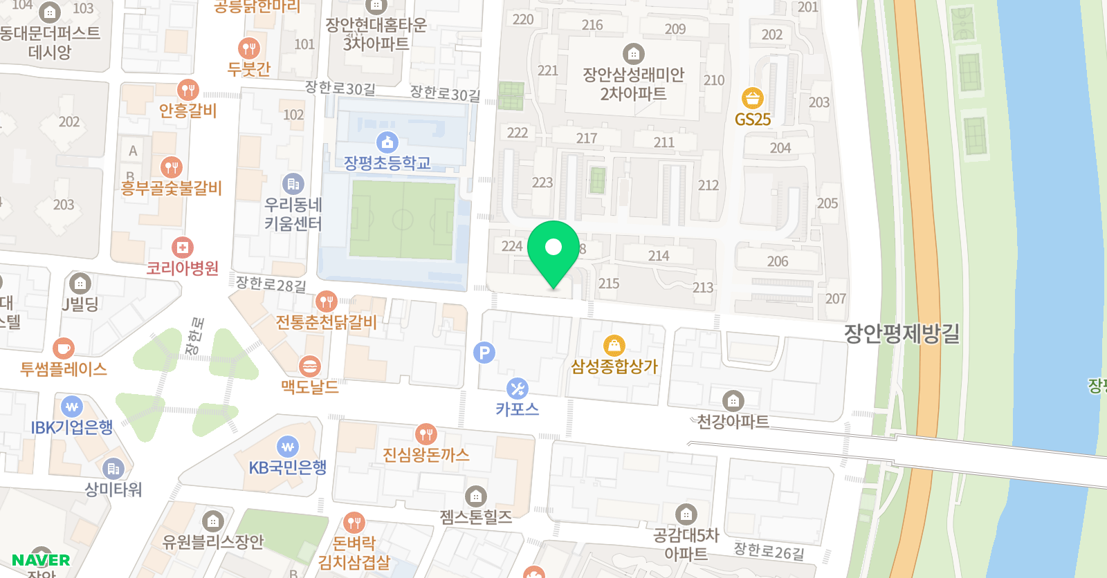 생각쟁이 독서논술 교습소 위치