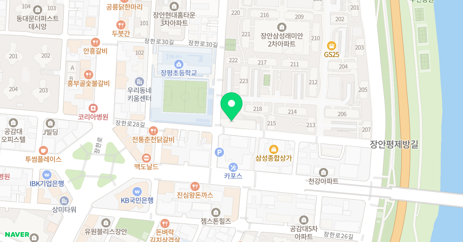 상상나무 미술 위치