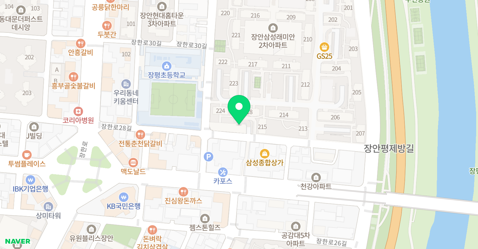 JK 탄탄 영어교습소 위치