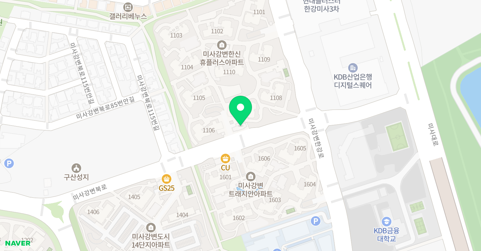 미사 태권도 위치