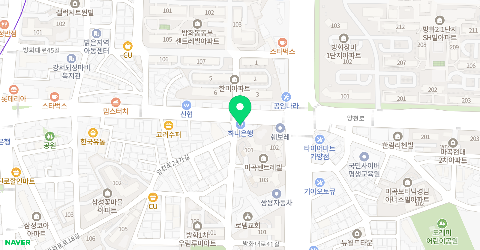 DA 동아태권도 PJ 줄넘기 스쿨 위치