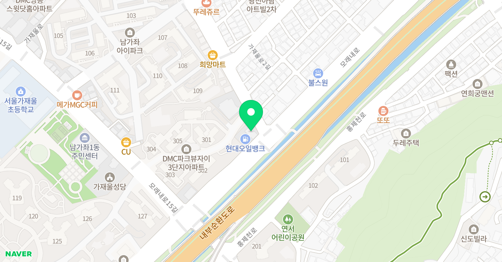 대안교육공동체 휼고 학원 위치