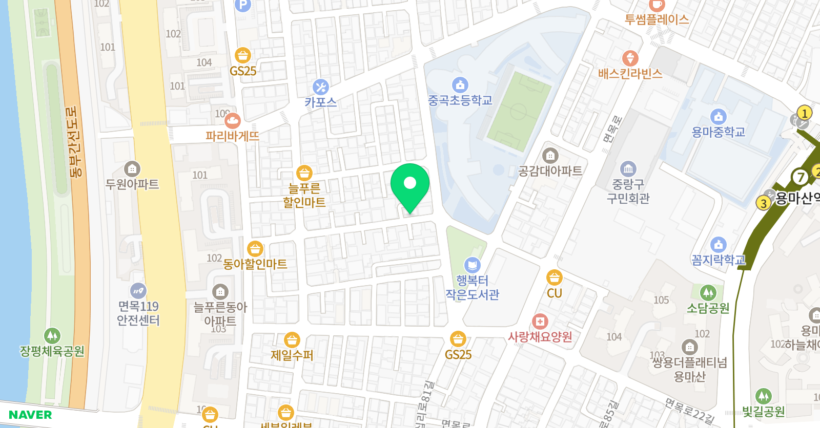 제니스 영어 위치
