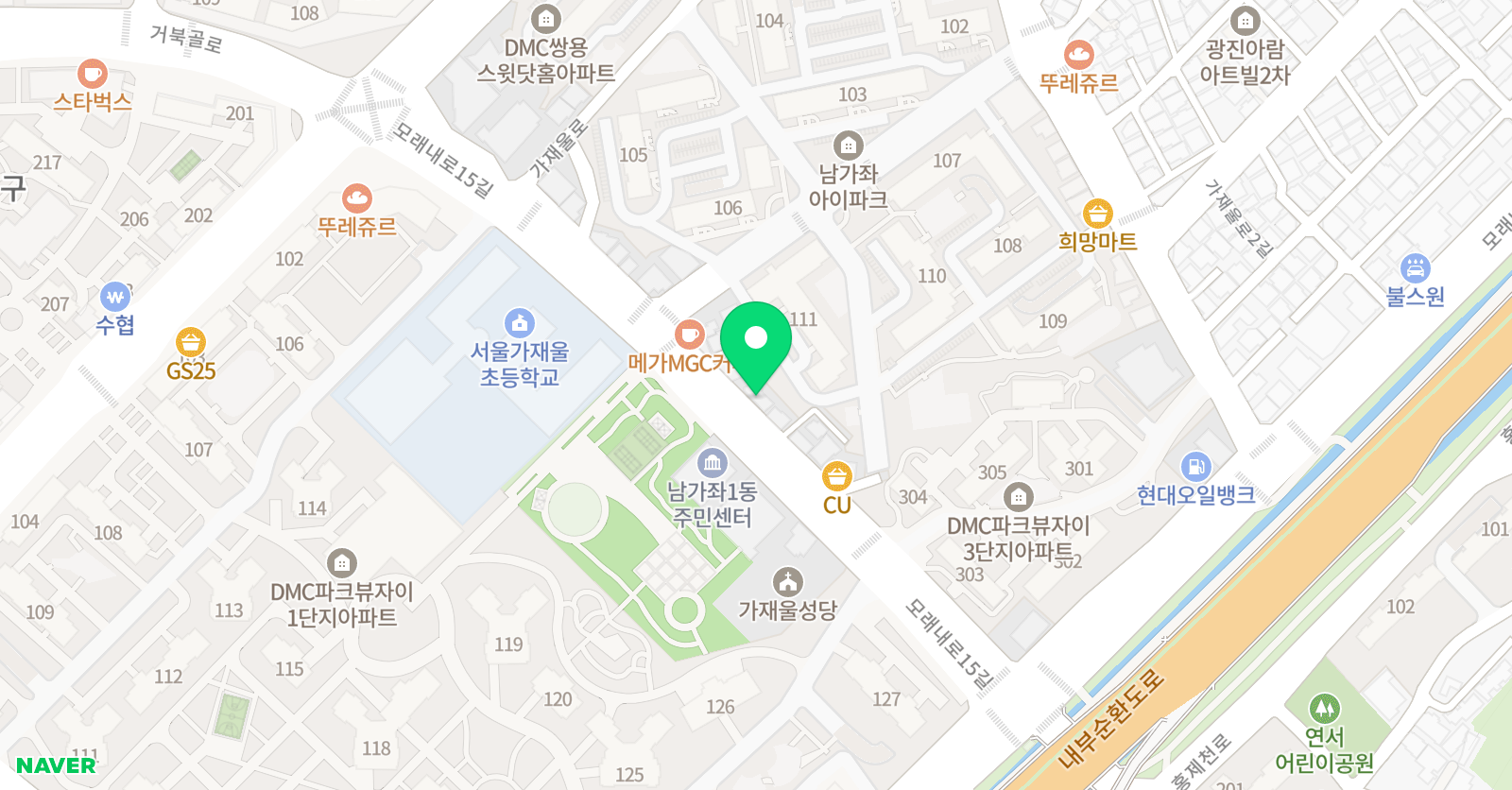 가재울연세 음악학원 위치