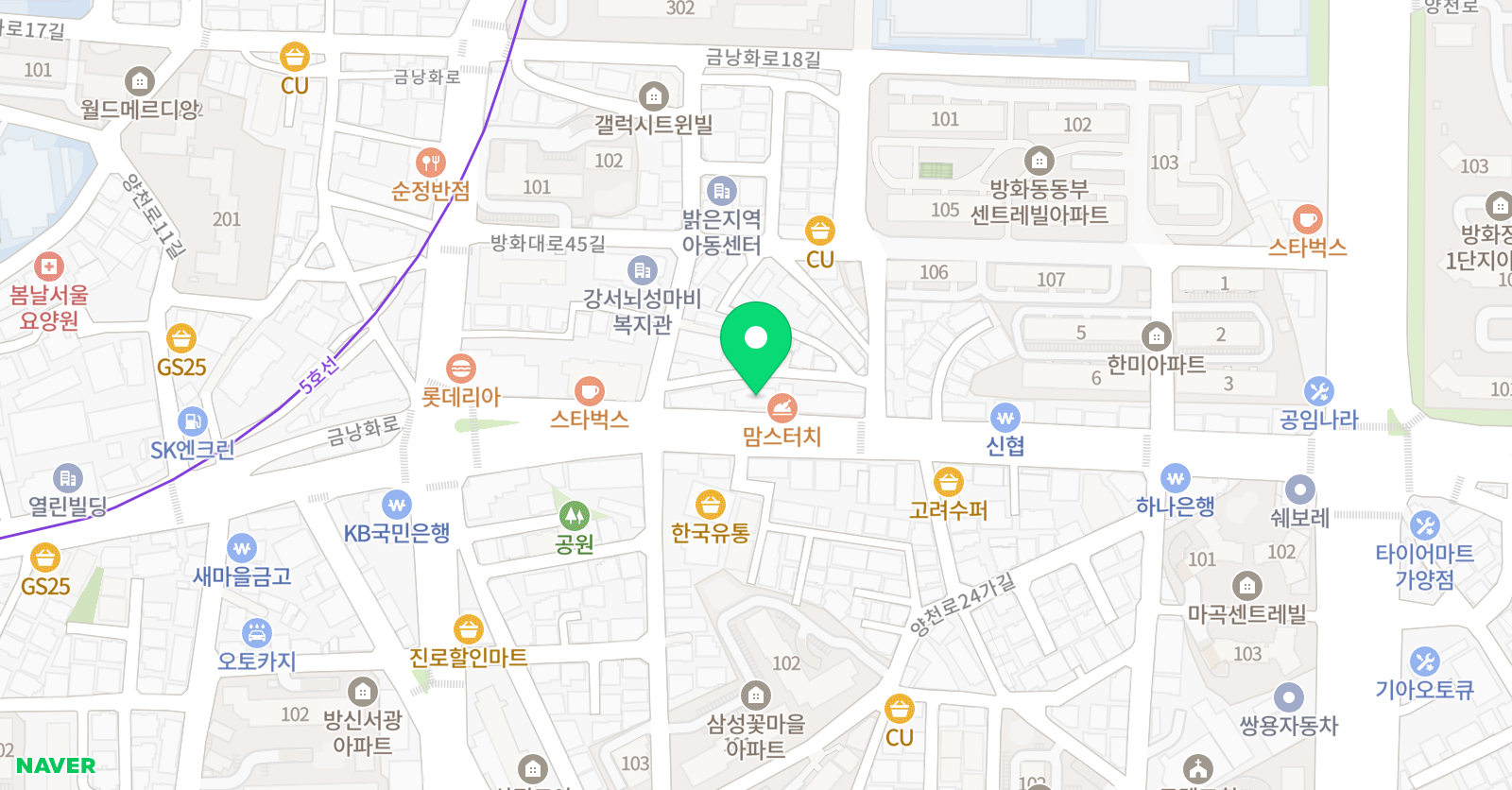 더와이즈 학원 위치
