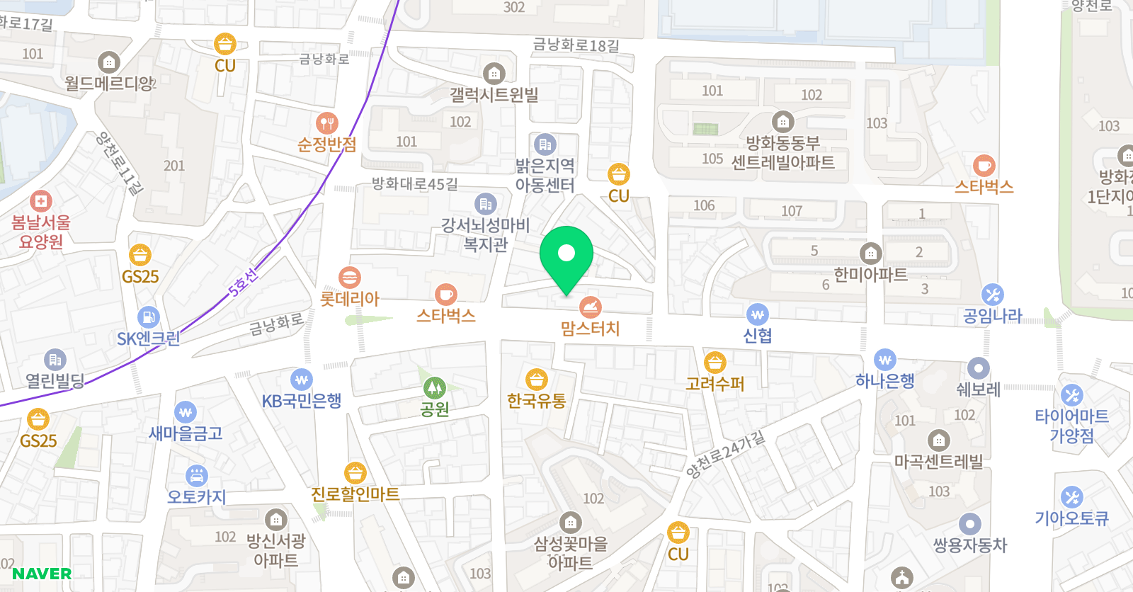 하이탑 학원 위치