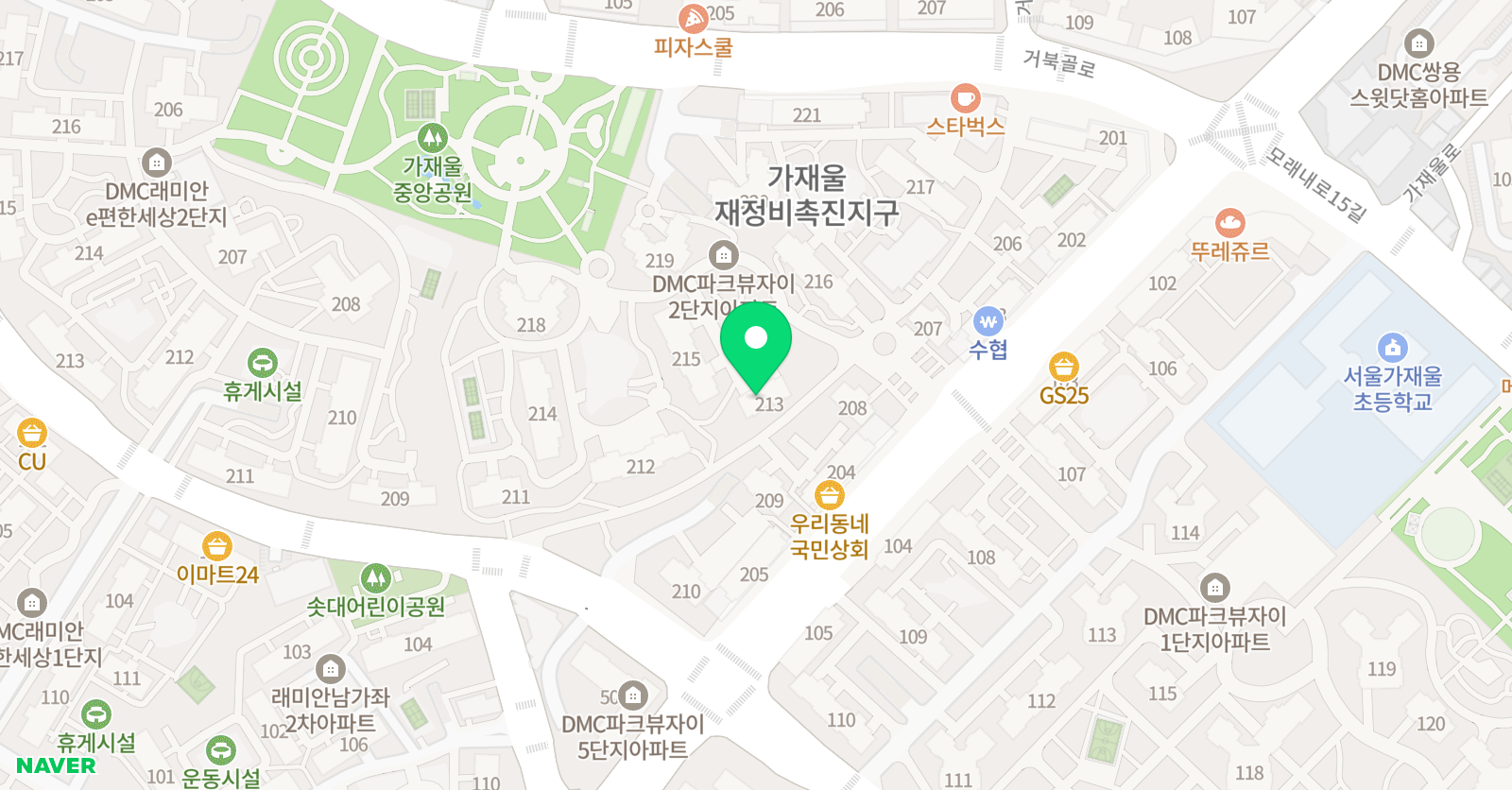 기탄 사고력교실 가재울1호점 위치