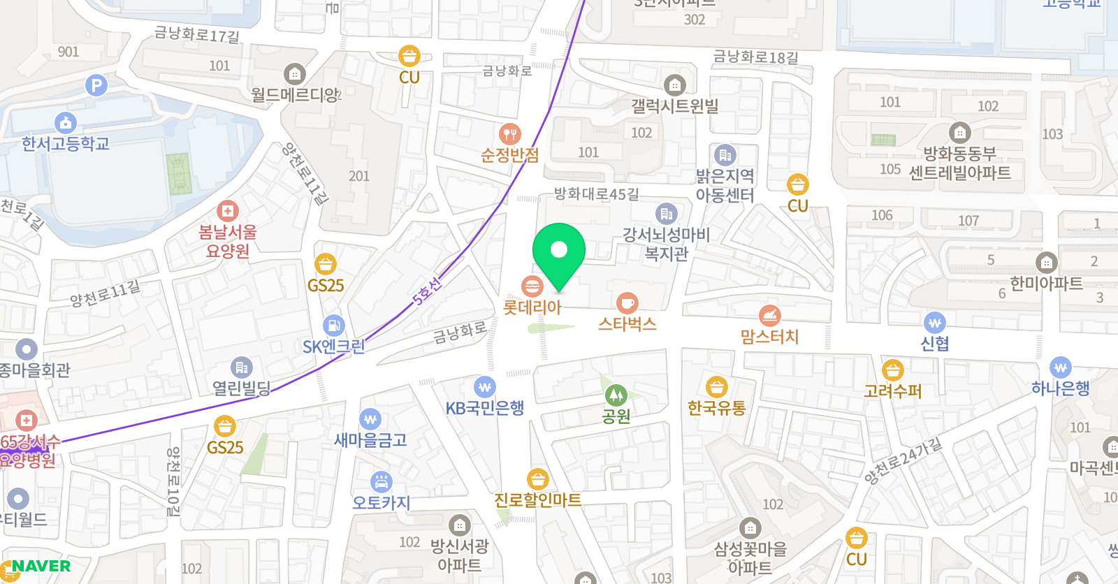 에듀삼성 학원 위치