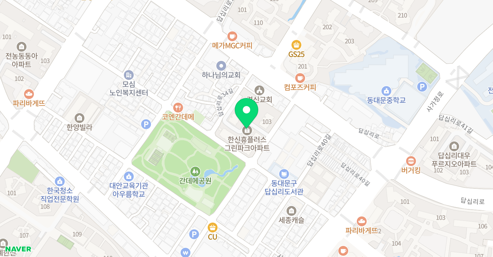 SM공감 영어교실 위치