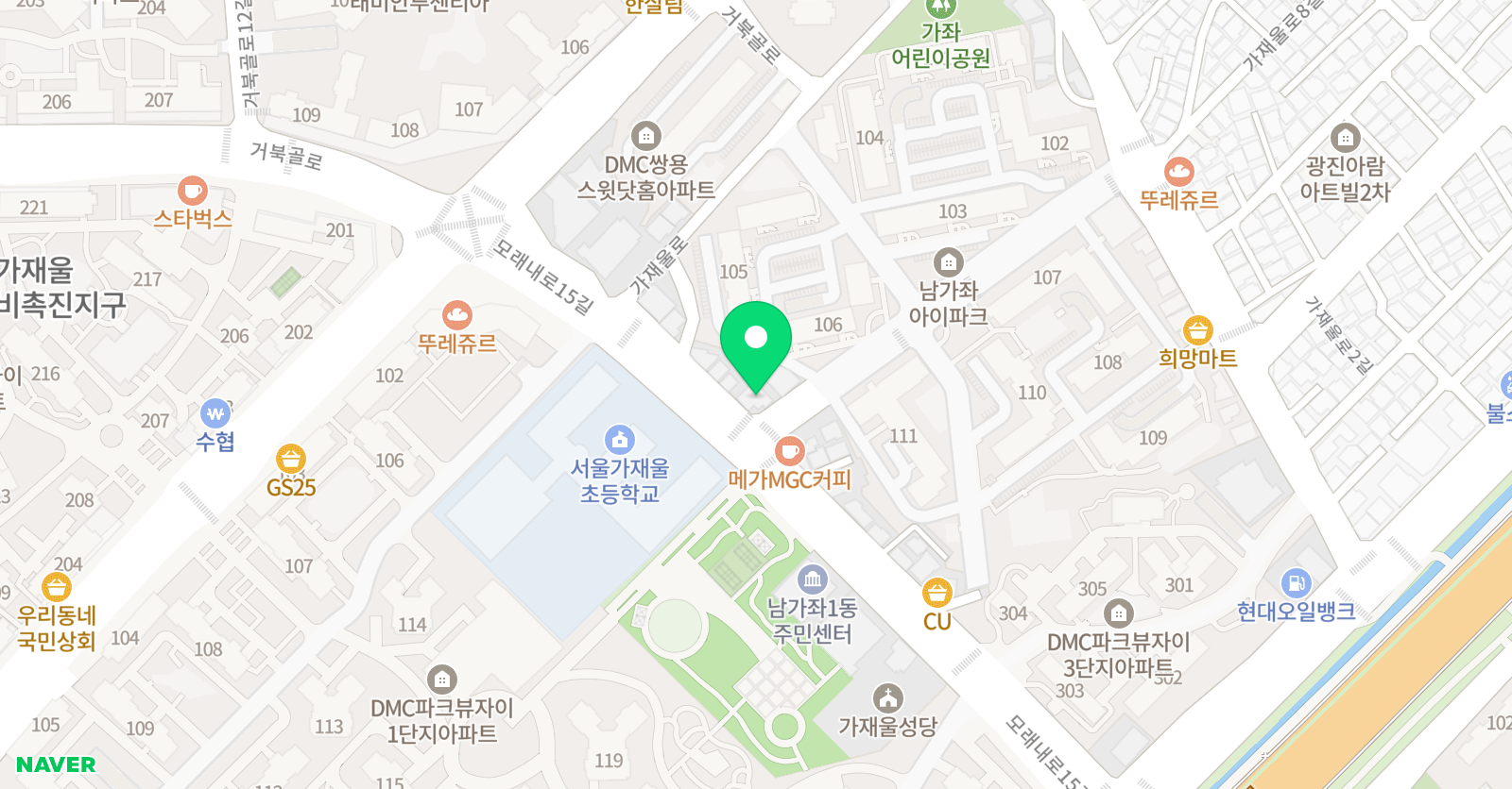 리드인 가재울센터 독서논술교습소 위치