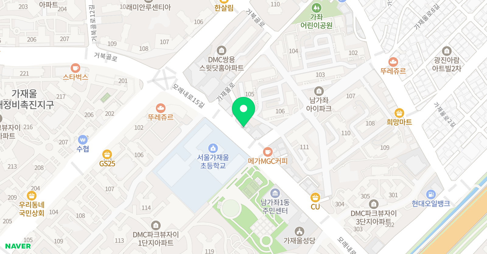 샘이튼 수학교습소 위치
