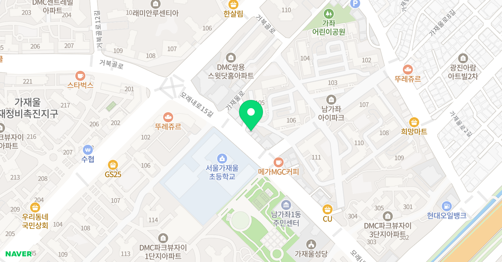 아이터치 과학수학학원 위치