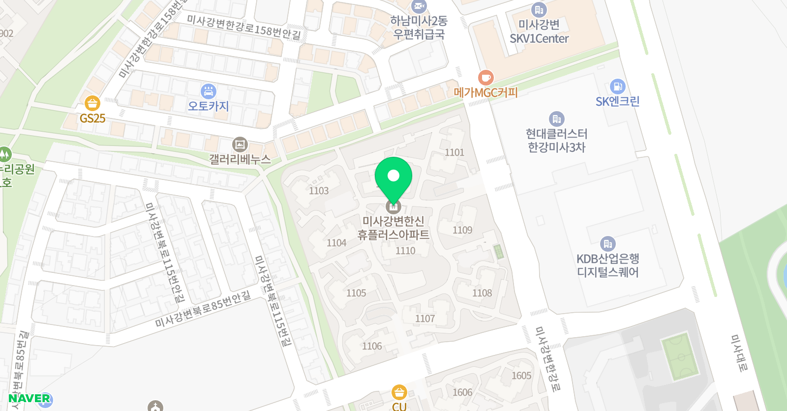 더휴우등생공부방 위치