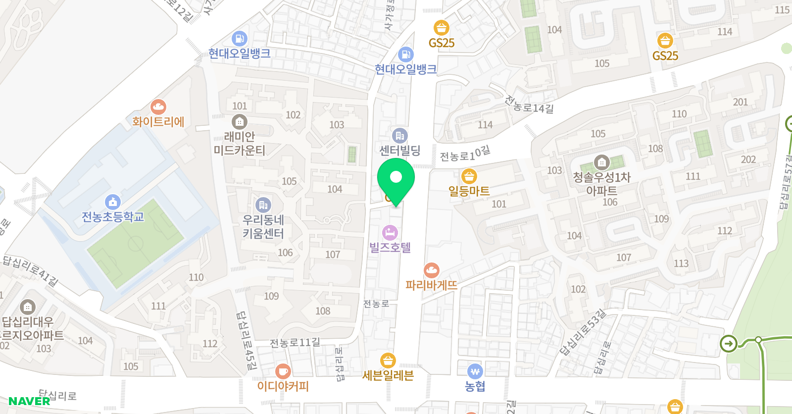 리드인 동대문지사직영점 위치