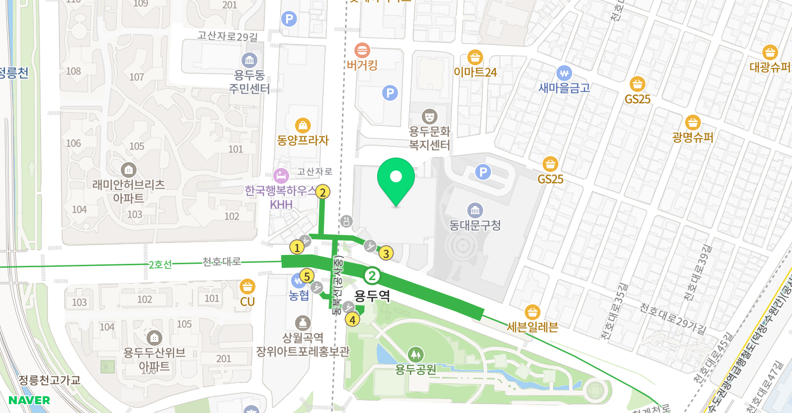 HM 축구교실 위치
