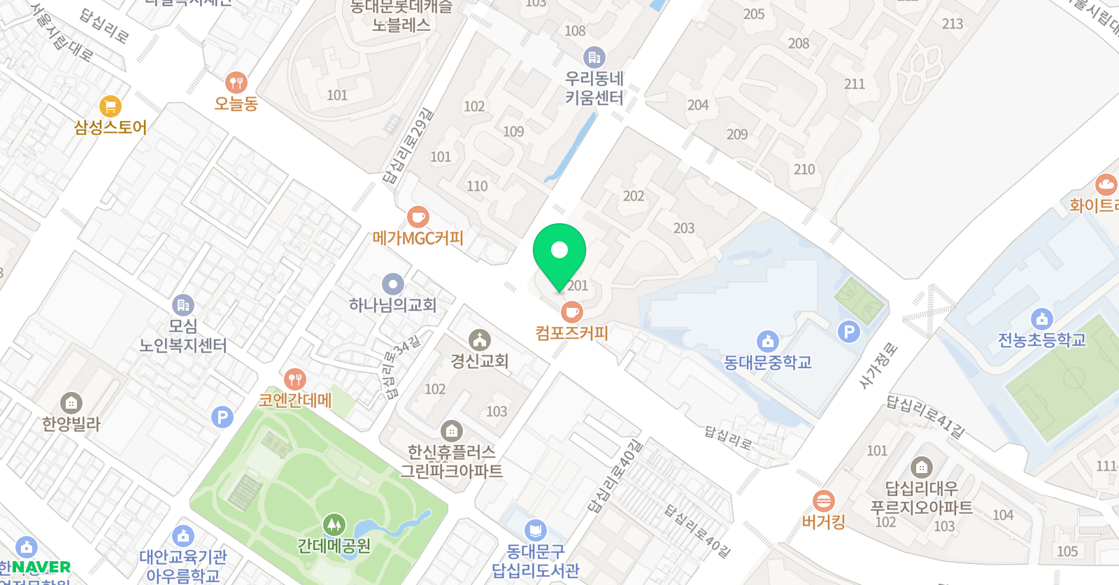 아트그라운드U 미술교습소 위치