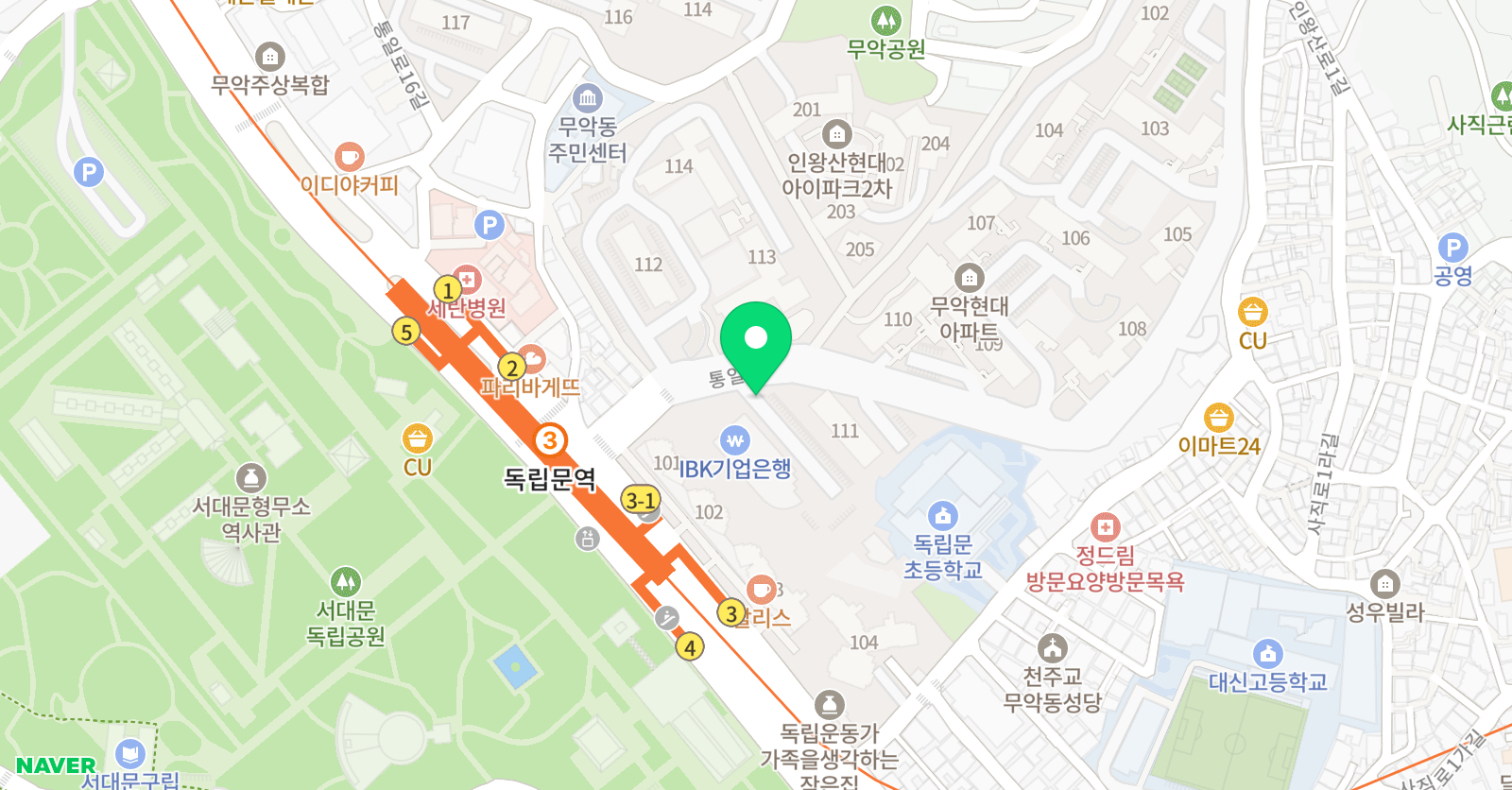 다올림 수학교습소 위치