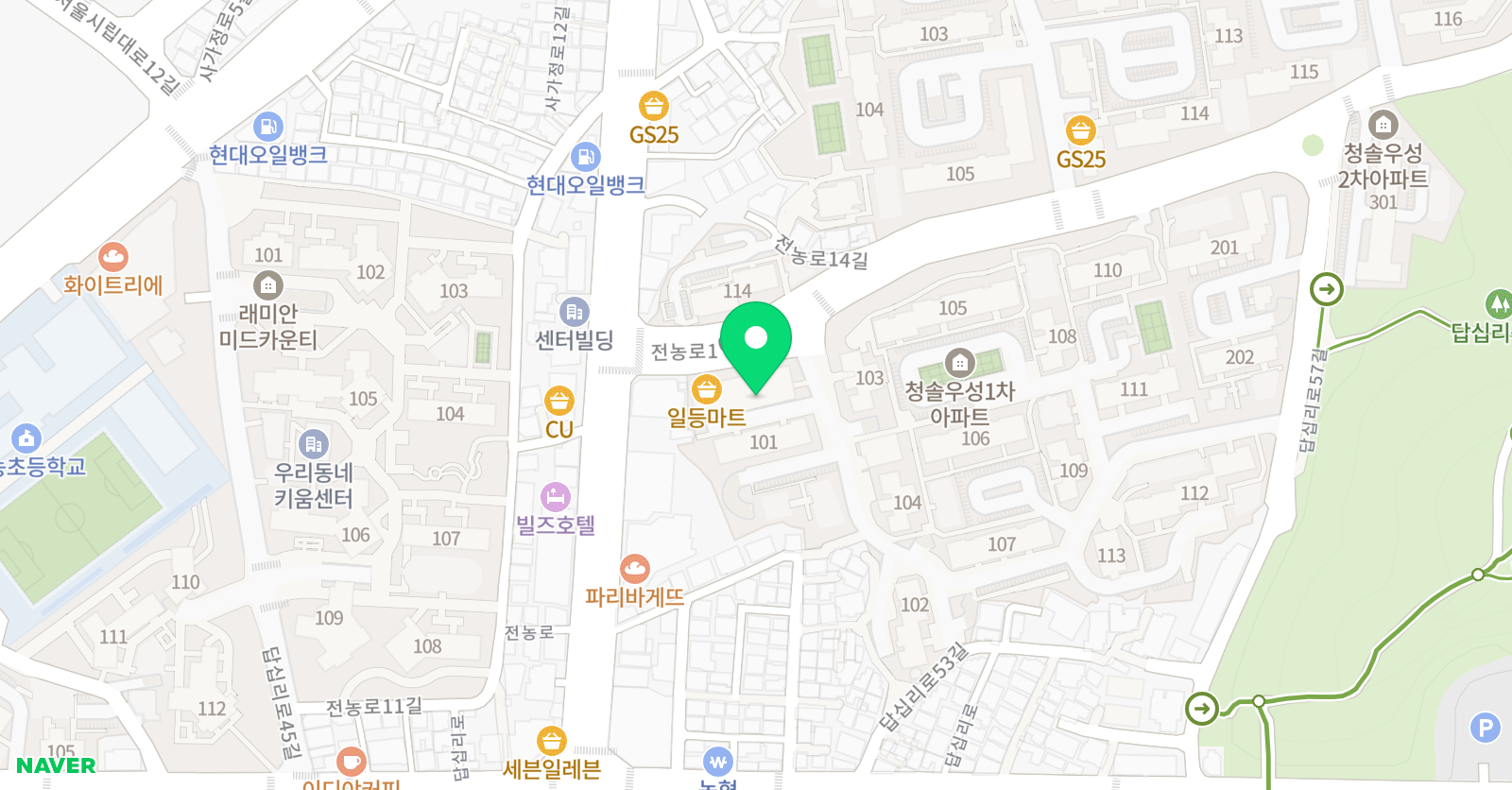 청아 음악교습소 위치