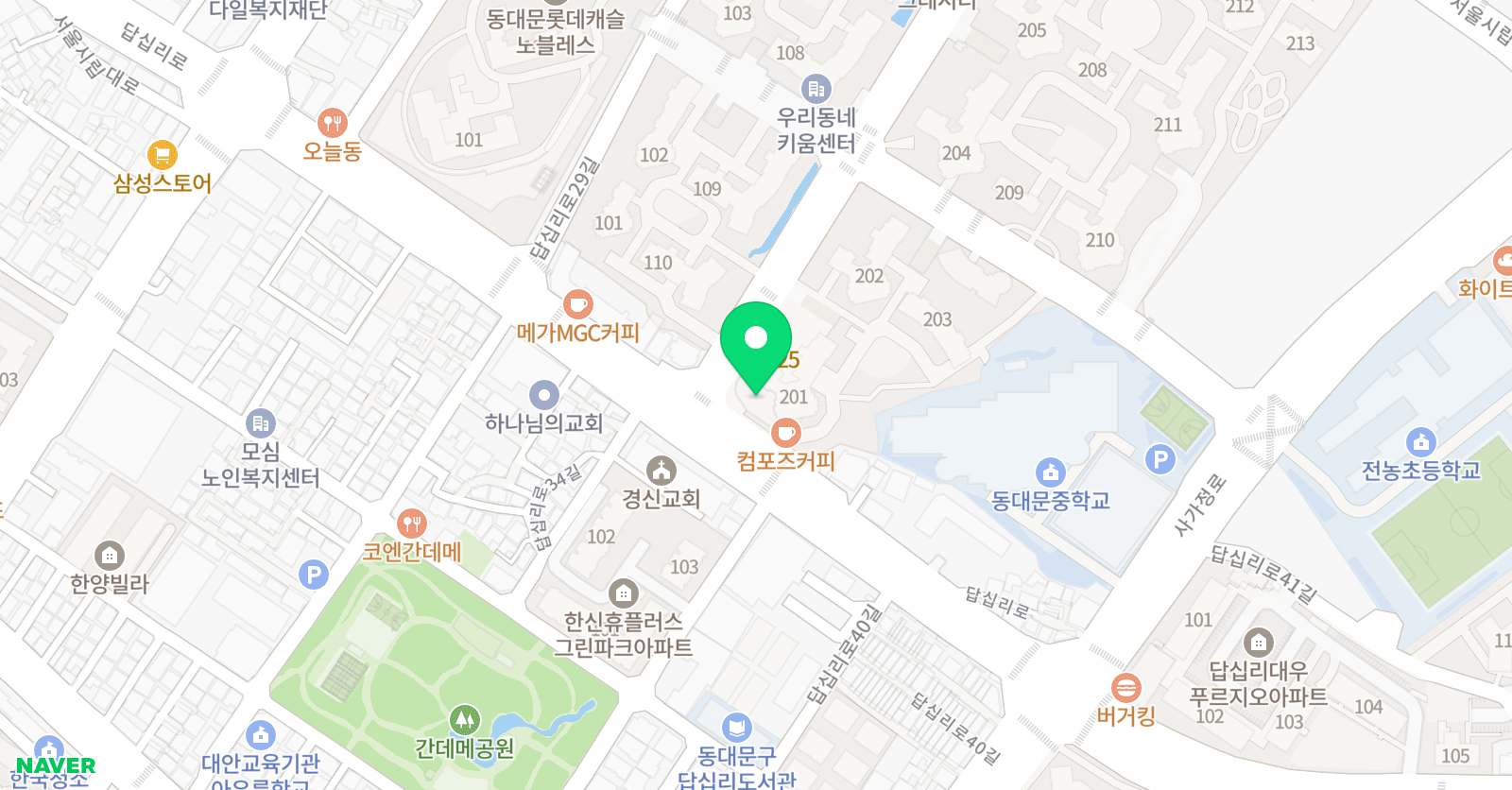 박은주 음악학원 위치