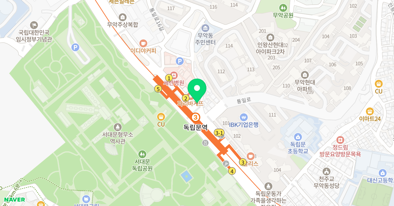 마임 발레학원 위치