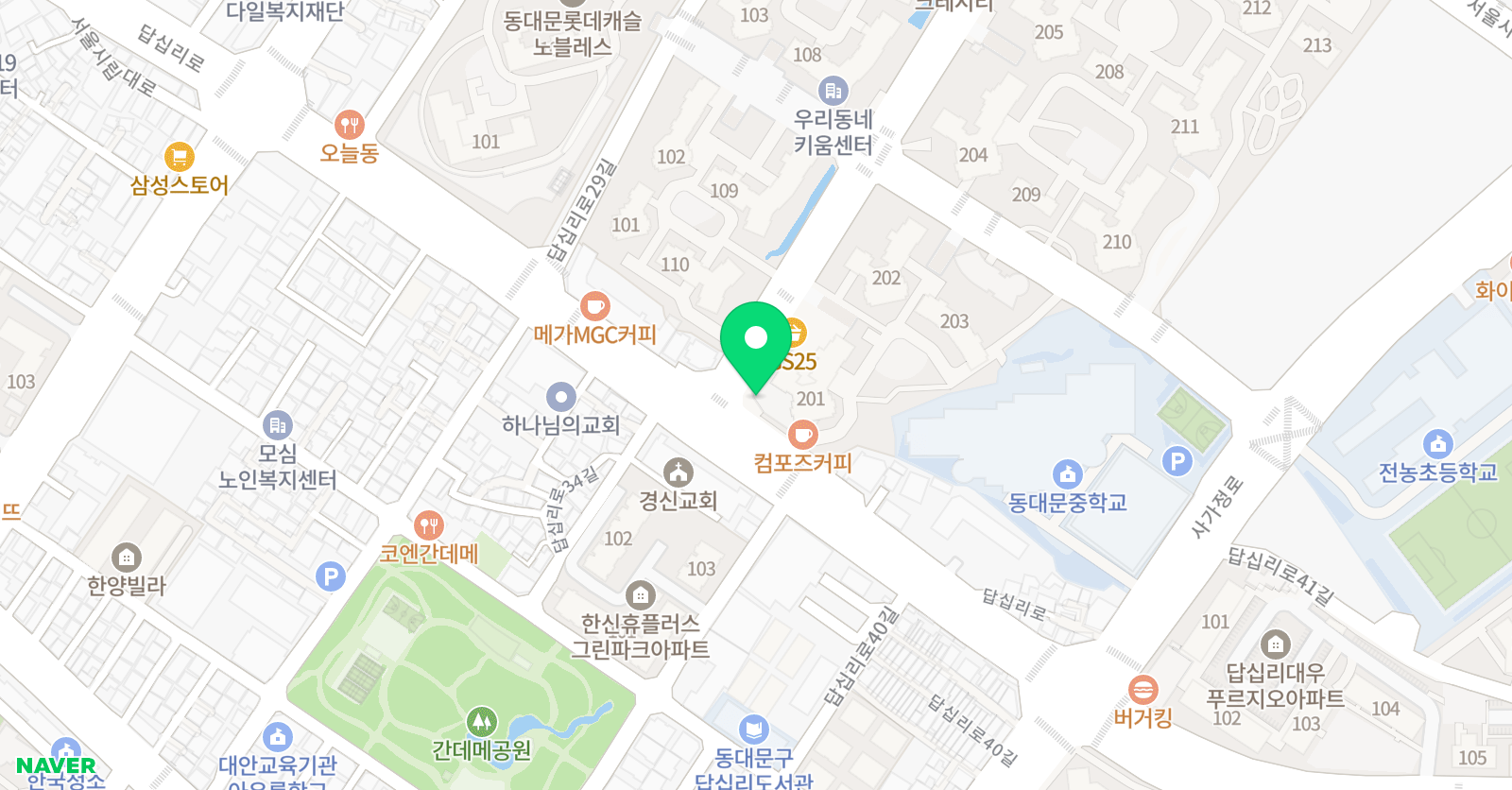 플라톤 독서토론논술 전농라온글담교실 위치