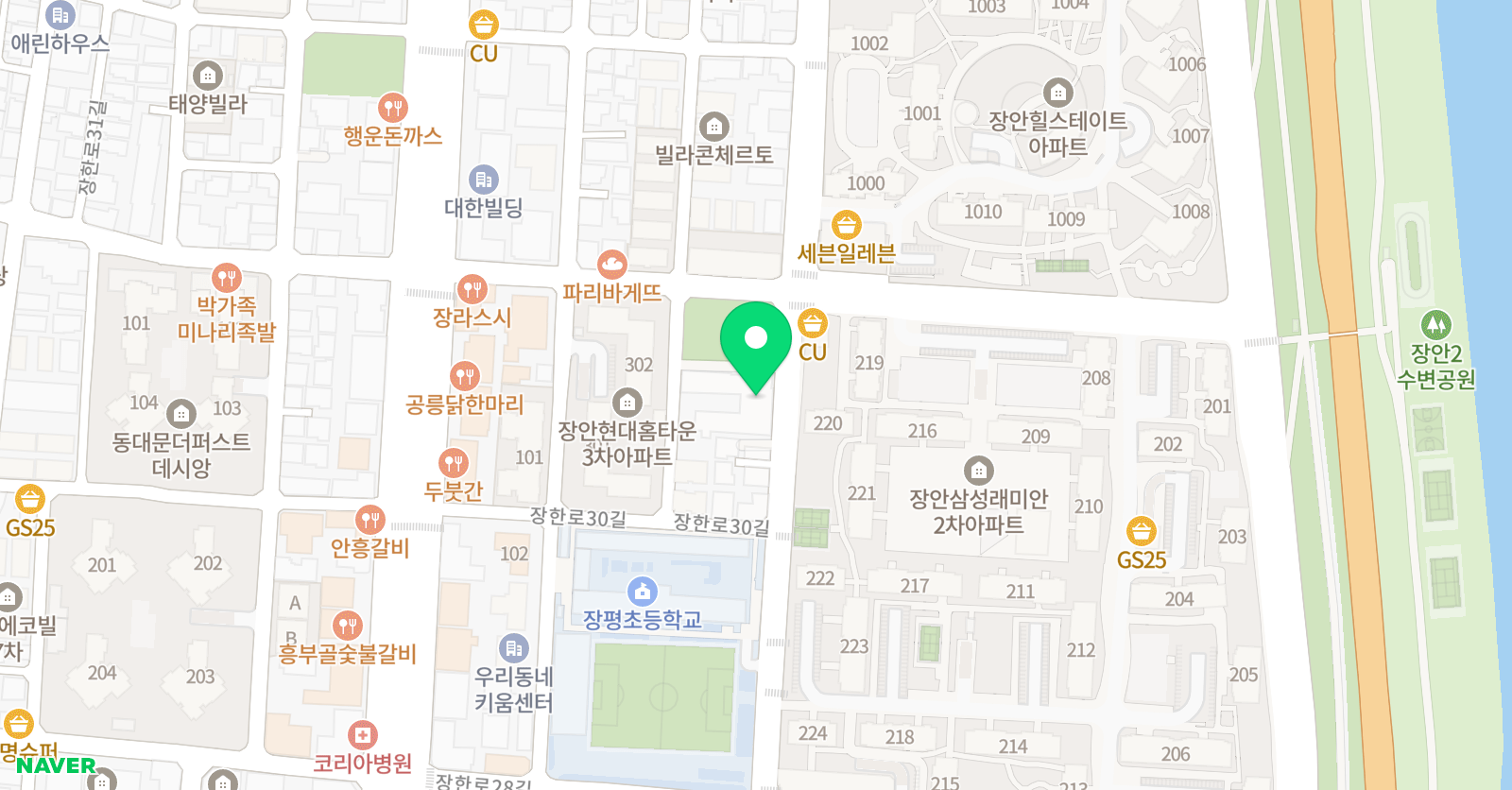깊은생각아름학원 위치