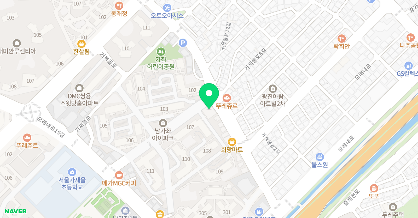 용인대송중 태권도장 위치
