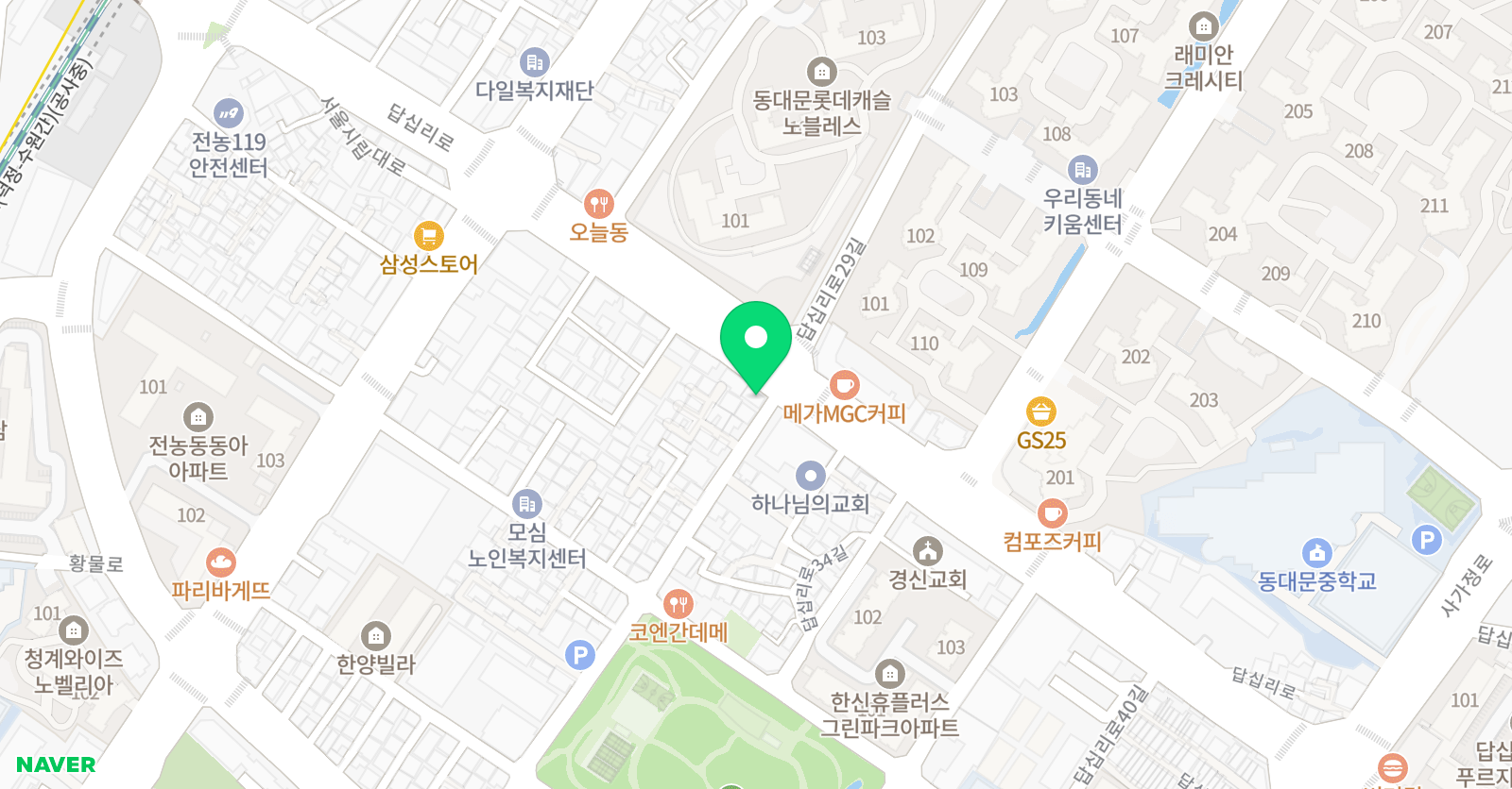 윤선생우리집앞 영어교실 크레시티교습소 위치