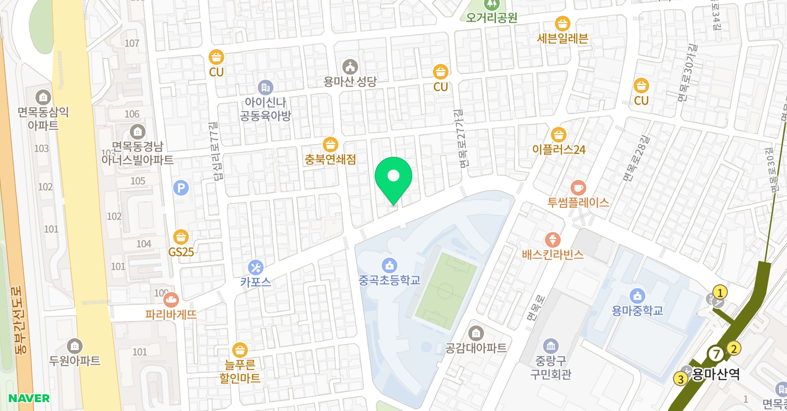 차 수학 중곡 스마트 수학교습소 위치