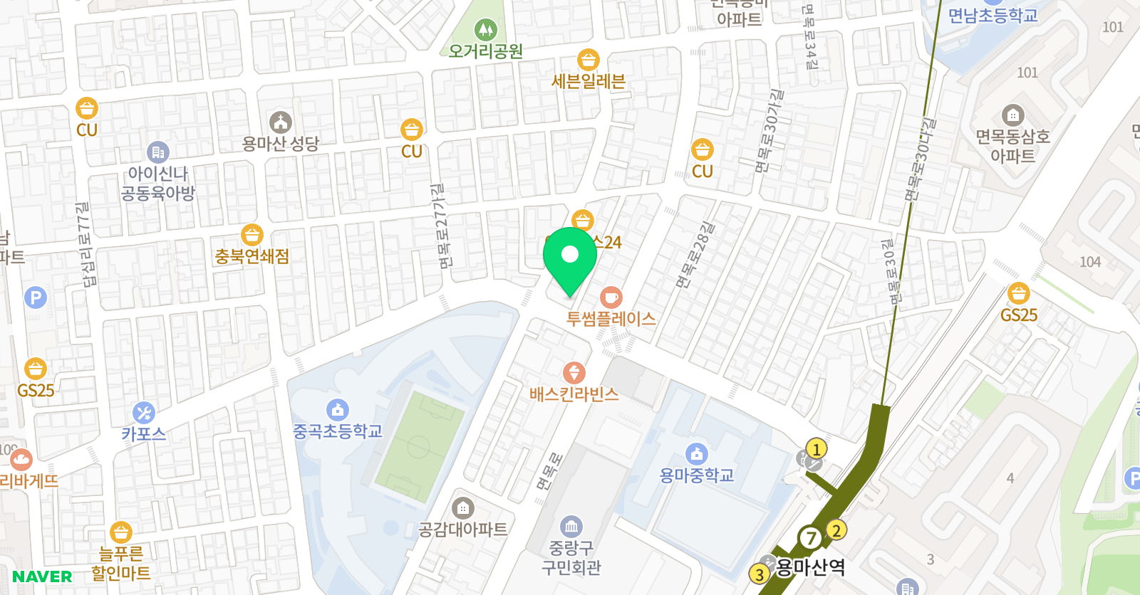이룸 학원 위치