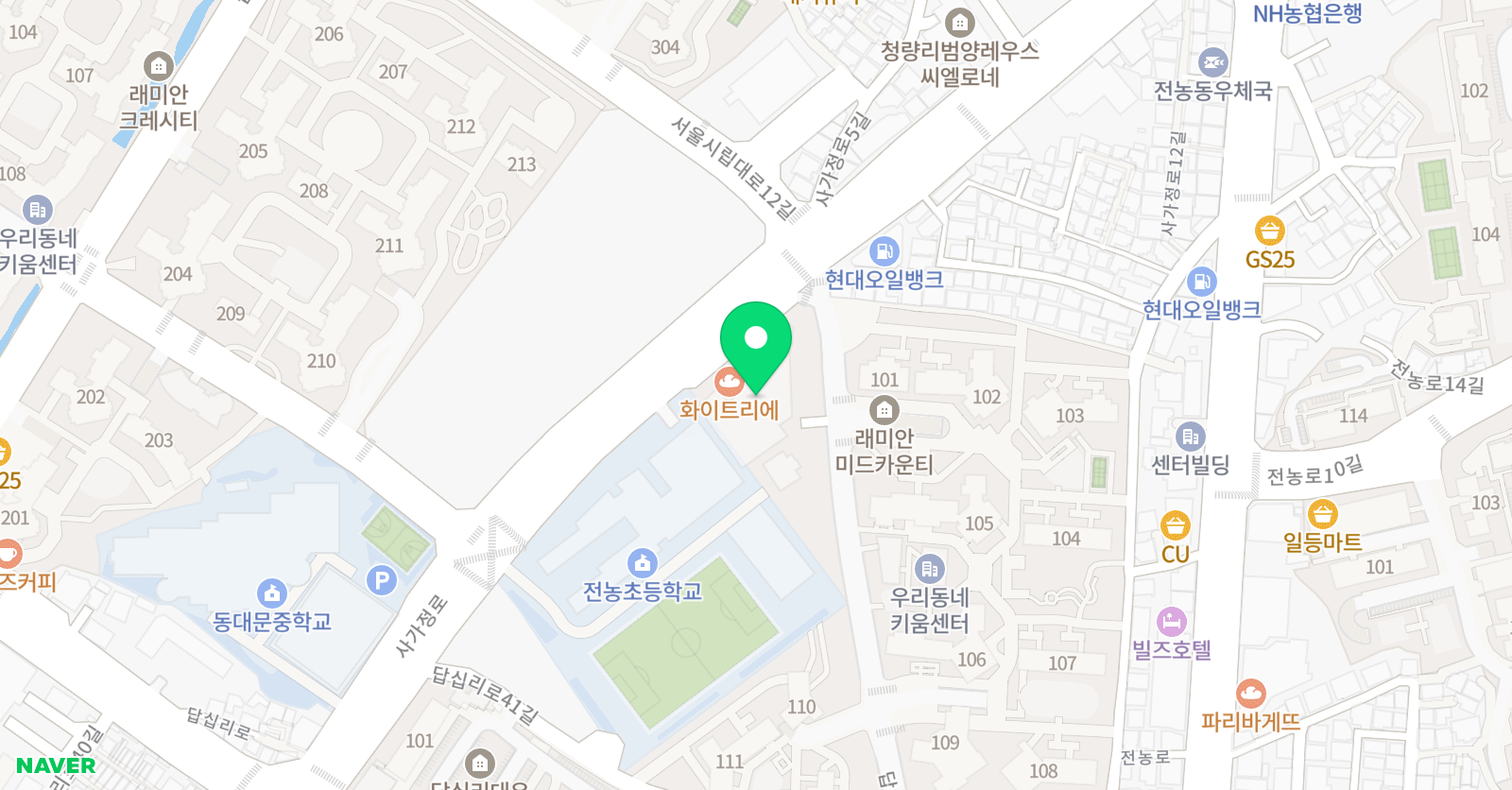 동대문 대성엔 학원 위치