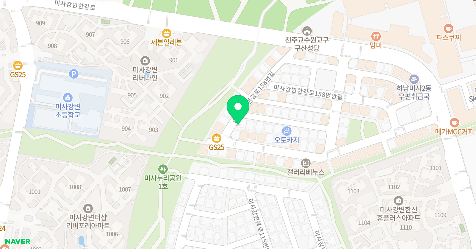 아뜰리에마카롱 미사점 위치