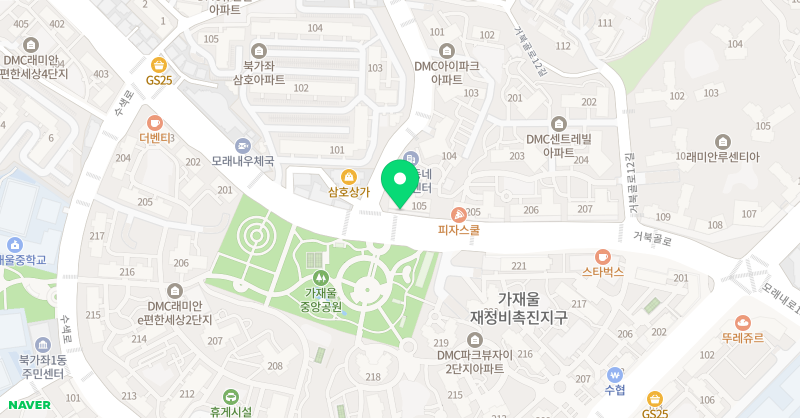 가재울 이화수학 위치