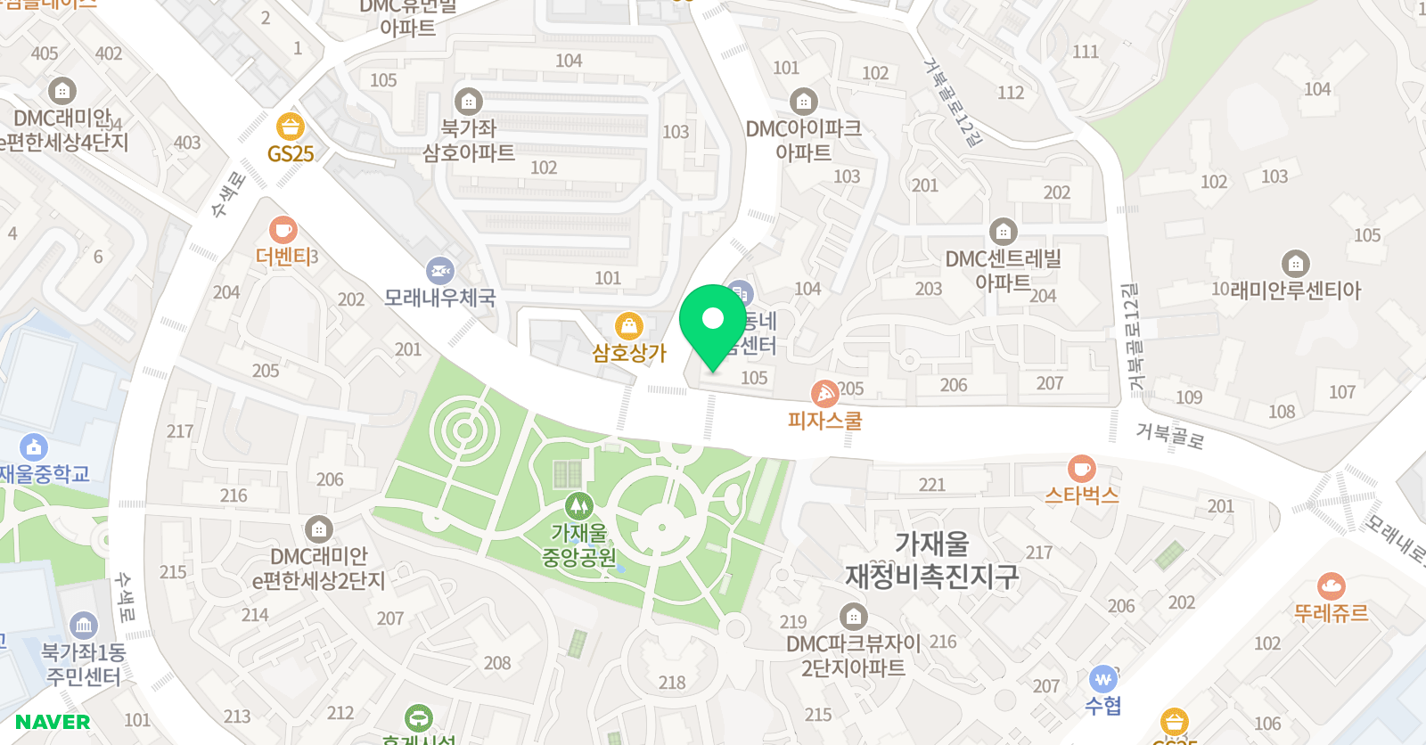 민정 수학전문학원 위치
