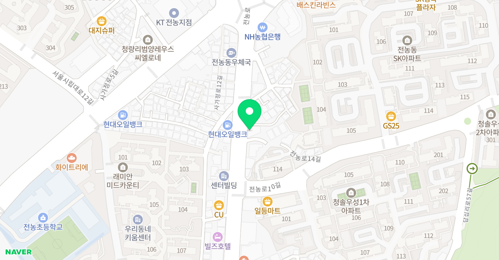 에프엠FM 최강수학학원 위치