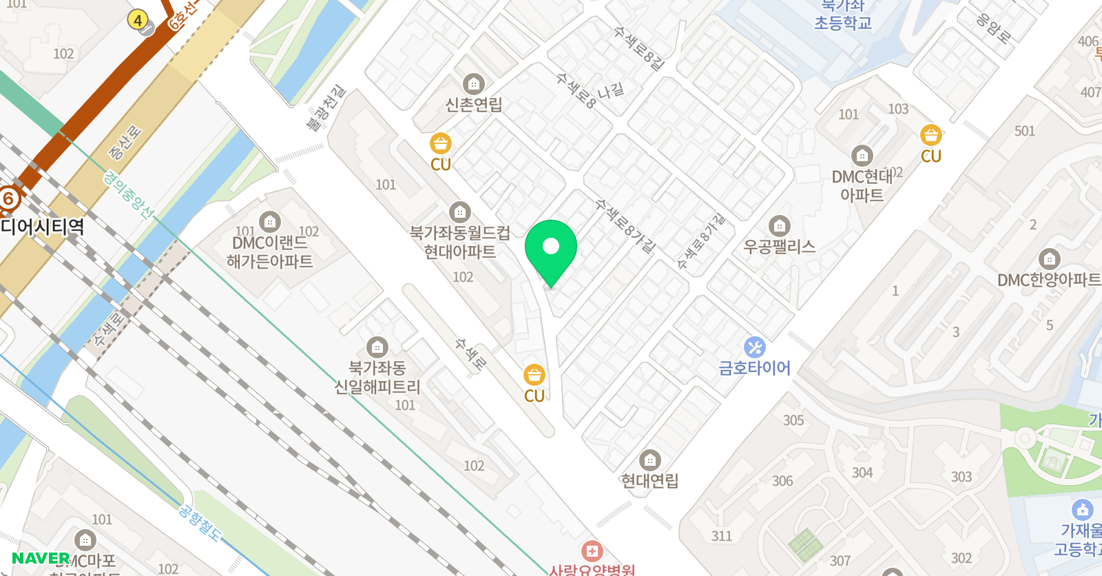 창조공간 피아노미술학원 위치