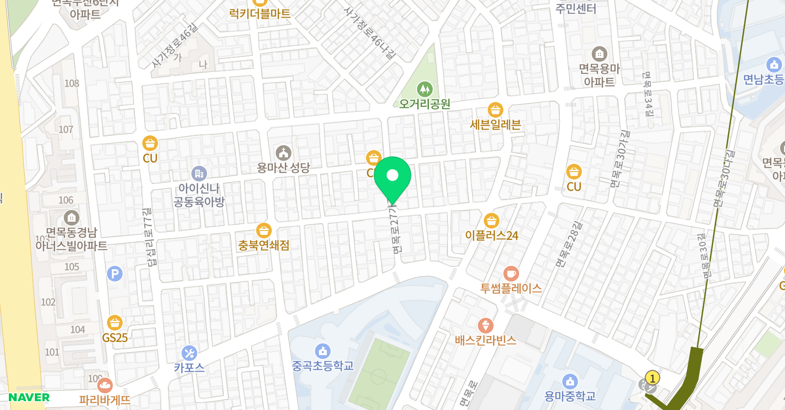 이지 영어교습소 위치