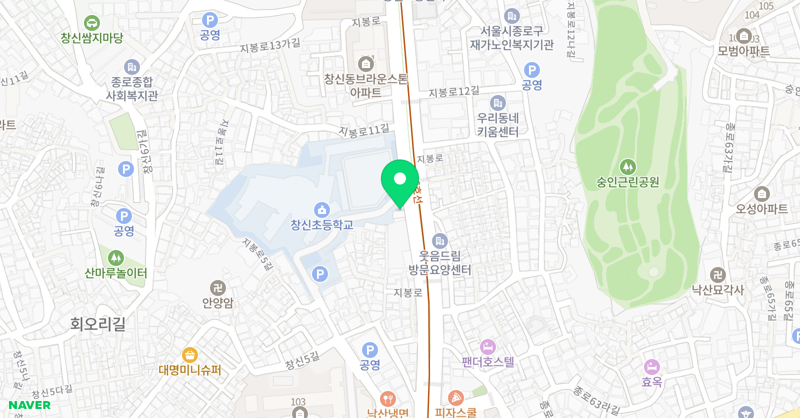 금성 학원 위치