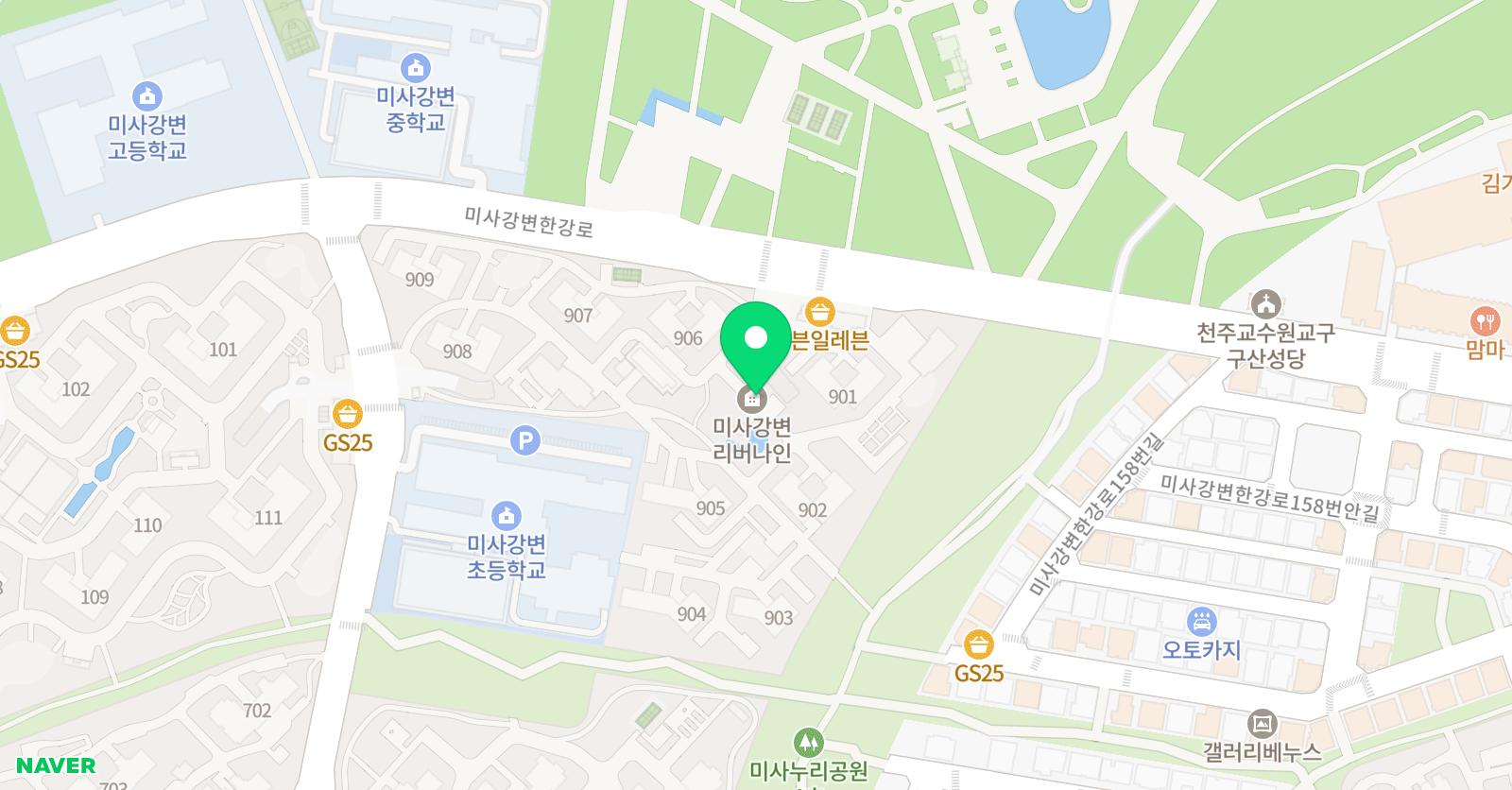 뮤엠영어 미사9블럭NEST 위치